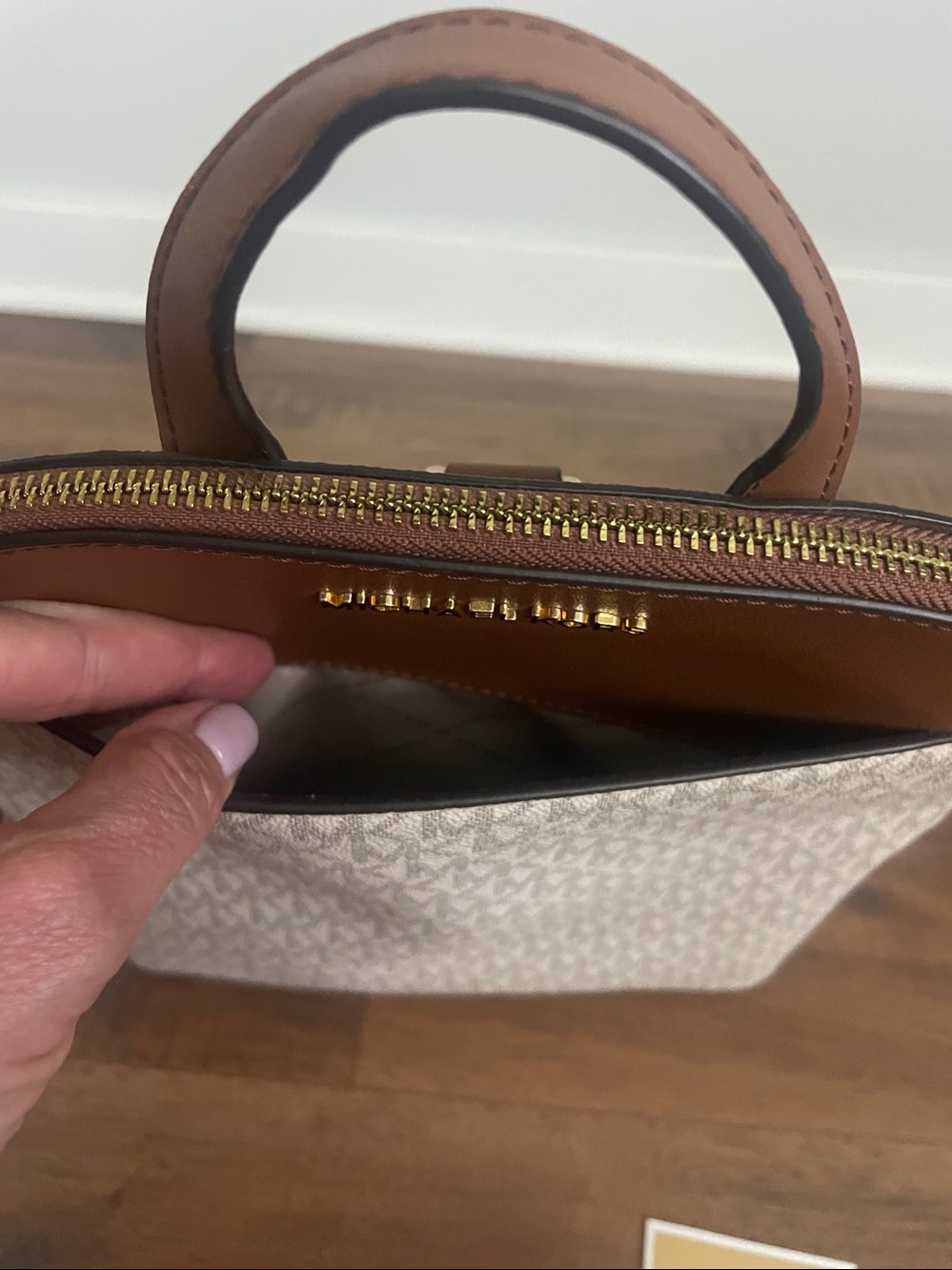Michael Kors Emmy Large Dome Backpack $550 - Picture 6 of 14